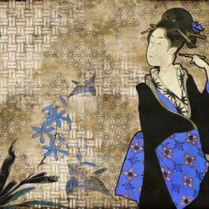 Panoramique Geisha Graffiti non tissé