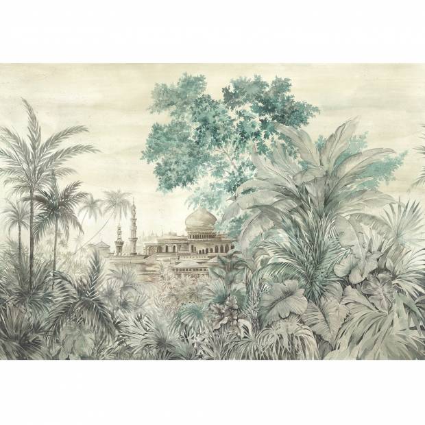 Papier peint Panoramique Taj Mahal Non Tissé