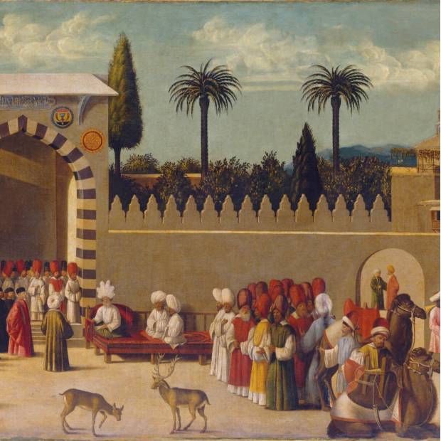 Papier peint Frise Ambassade Vénitienne à Damas