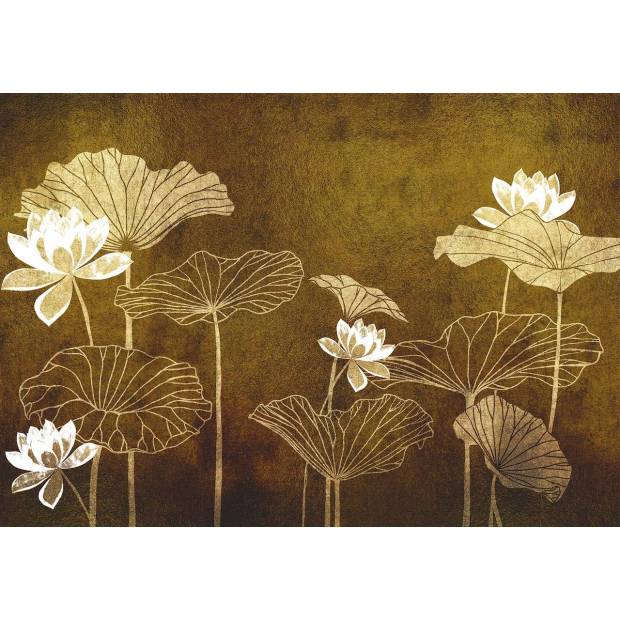 Papier peint panoramique Nympha Gold&Silver