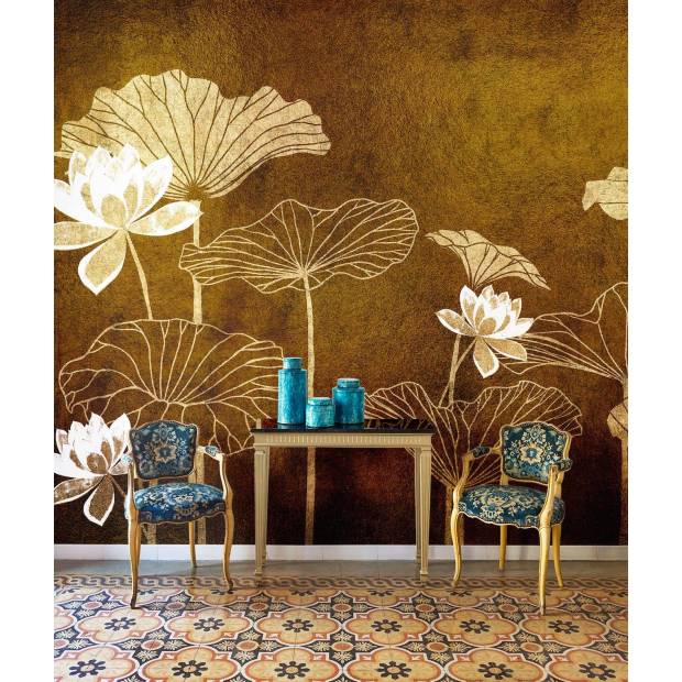 Papier peint panoramique Nympha Gold&Silver