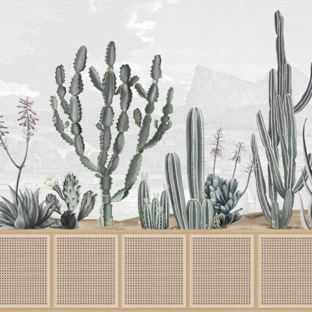 Papier peint Panoramique Rose Hill