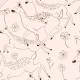 Papier Peint Jumping Bambis intissé
