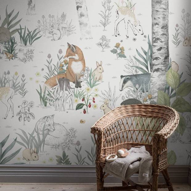 Panoramique Magic Forest Mural