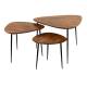 Set de 3 tables d'appoint