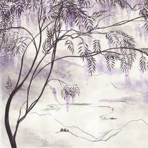 Papier peint Panoramique La Princesse Des Glycines