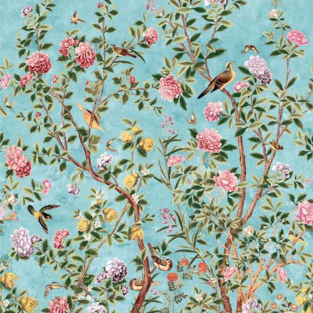 Papier Peint Panoramique Jardin Bloom Mural