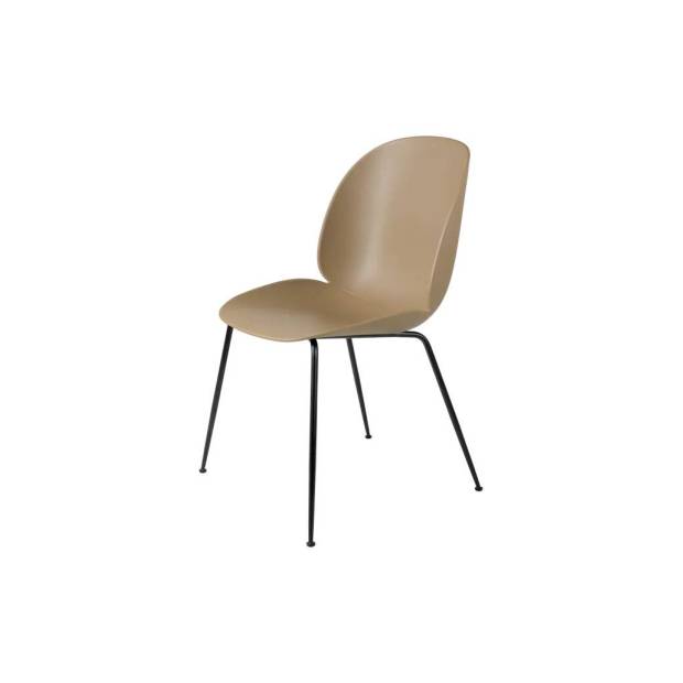 Beetle Dining Chair - Un-Upholstered, Conic base.