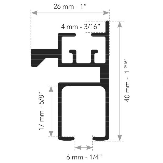 Rail plat conso