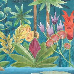 Papier peint Panoramique sur mesure La foret magique