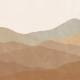 Papier peint Panoramique sur mesure Dune