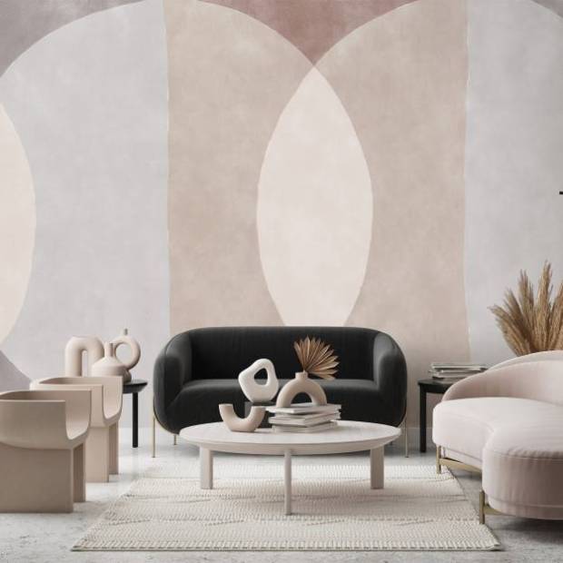 Papier peint Panoramique sur mesure Circles