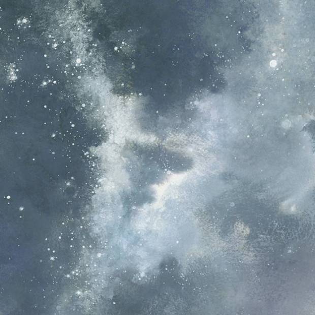 Papier peint Panoramique sur mesure Les amours de Lindou et l'aurore boréale