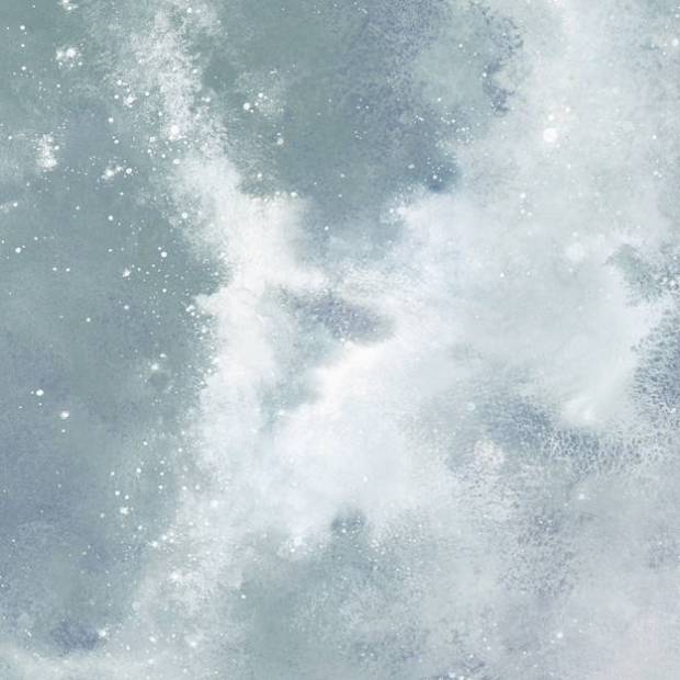 Papier peint Panoramique sur mesure Les amours de Lindou et l'aurore boréale