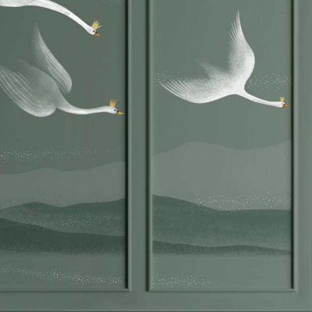 Papier peint Panoramique sur mesure Edmond swan