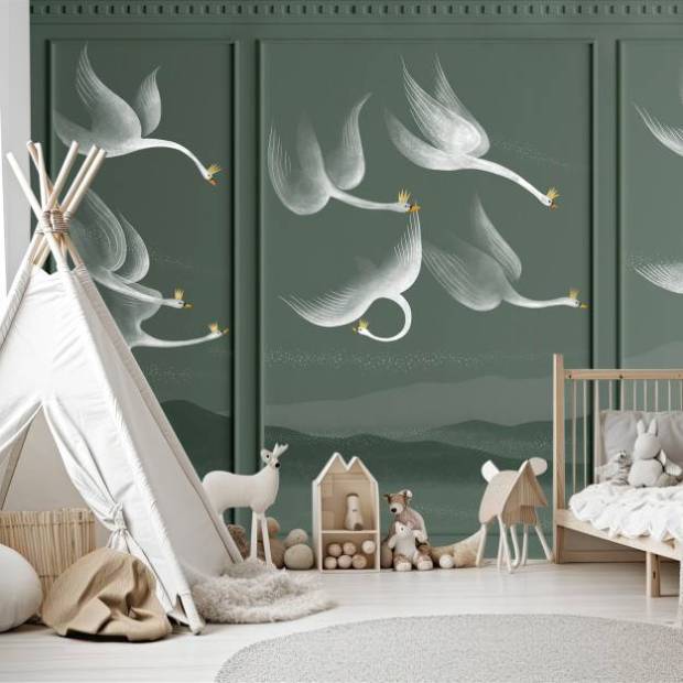 Papier peint Panoramique sur mesure Edmond swan