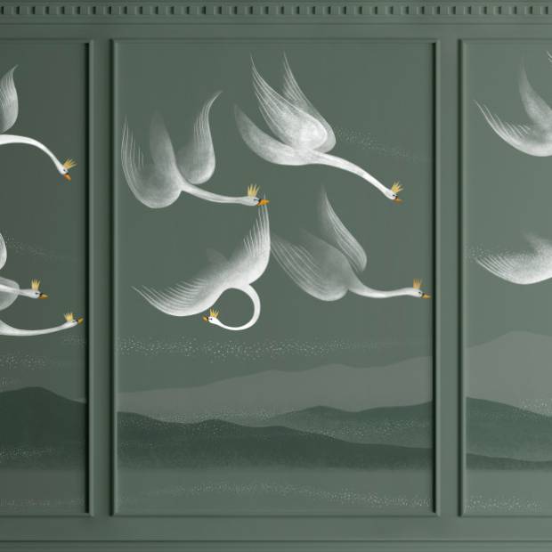 Papier peint Panoramique sur mesure Edmond swan