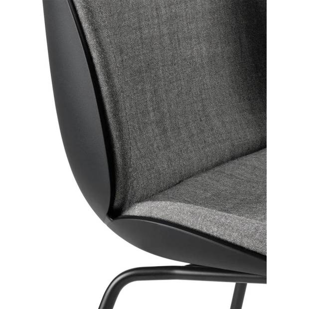 Beetle Dining Chair - Front Upholstered, Conic base