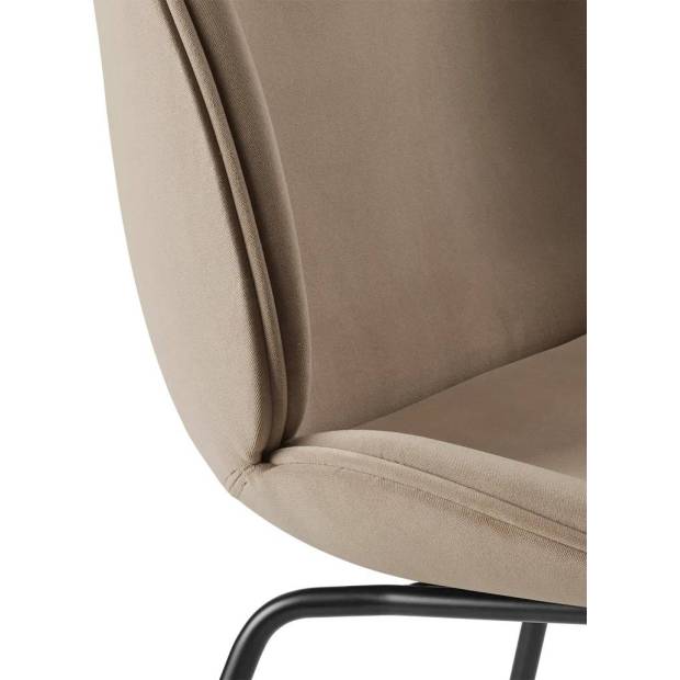 Beetle Dining Chair - Fully Upholstered, Conic base