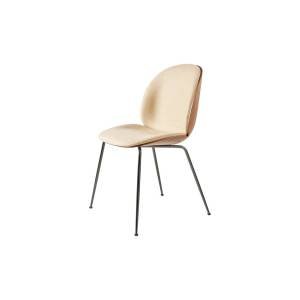 Beetle Dining Chair 3D Veneer - Front Upholstered coque Noyer
