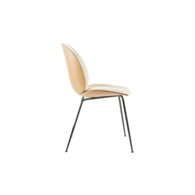 Beetle Dining Chair 3D Veneer - Front Upholstered coque Chêne