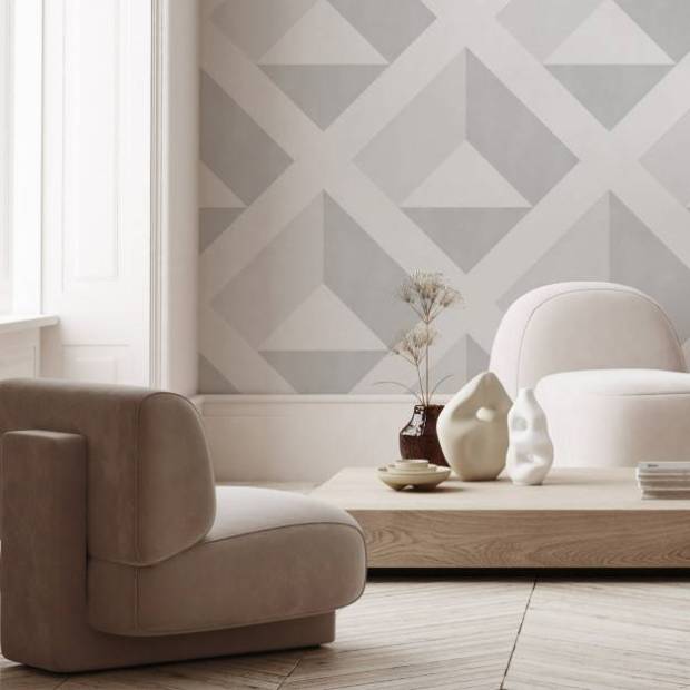 Papier peint Panoramique sur mesure Kite Grey