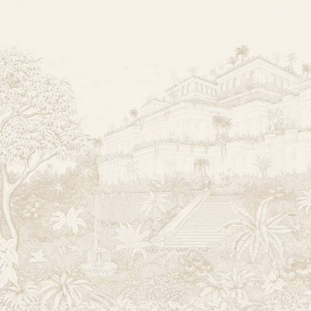 Papier peint Panoramique sur mesure Jardin Suspendu