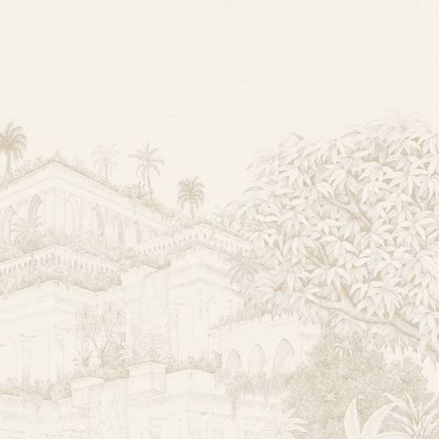 Papier peint Panoramique sur mesure Jardin Suspendu