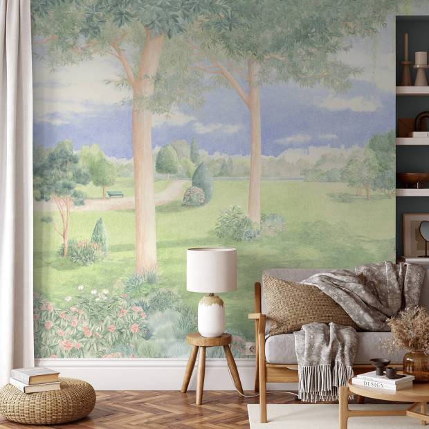 Papier peint Panoramique sur mesure Jardin Public