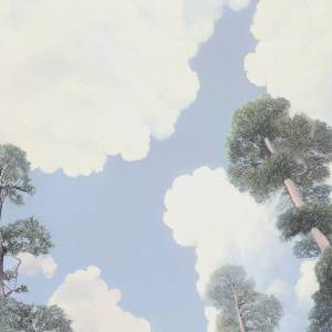 Papier peint Panoramique Intissé sur mesure Sieste au Jardin