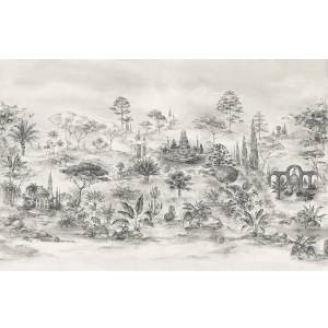 Papier peint Panoramique sur mesure Jardin Italien