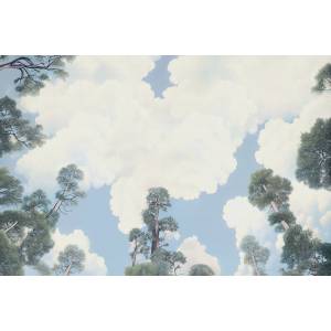 Papier peint Panoramique Intissé sur mesure Sieste au Jardin