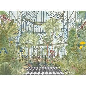 Papier peint Panoramique sur mesure Jardin d'hiver