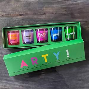 Coffret de 5 bougies Arty