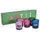 Coffret de 5 bougies Arty