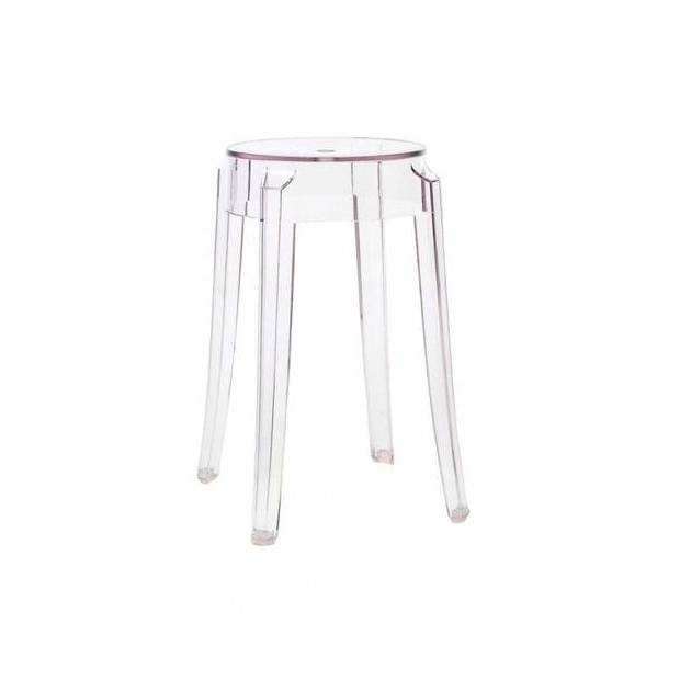 Tabouret Charles Ghost 46cm