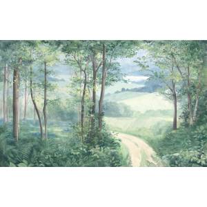 Papier peint Panoramique sur mesure l'Orée du bois