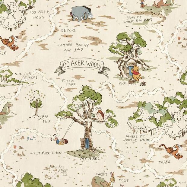 Papier peint Hundred Acre Wood