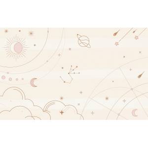 Panoramique sur mesure Pink Constellation