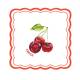 Lot 20 serviette Cerise Figue