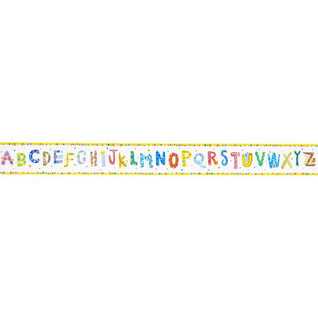 Papier peint Frise ABC