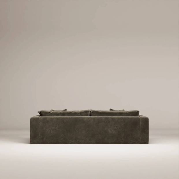 Canapé Bellechasse light 4 places - tissu velours brut