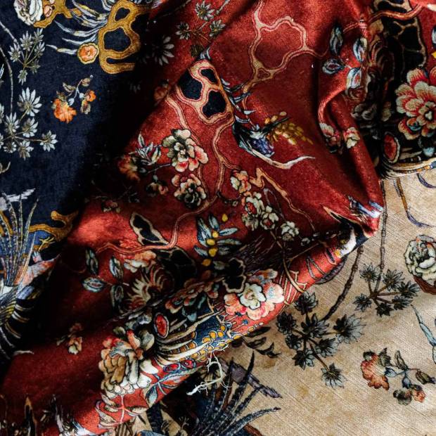 Tissu Scared Pheasants