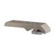 2 SUPPORTS PLAFOND EXTRA PLATS POUR RAIL Ø 20MM