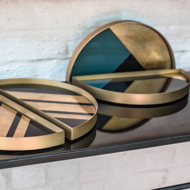 Plateau en verre Géometric