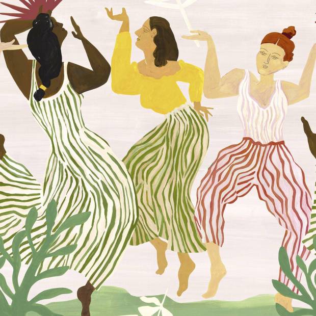 Papier peint Famous Friends