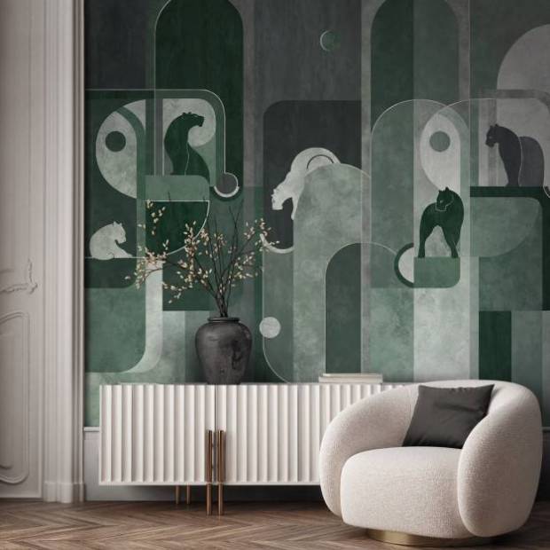 Papier peint Panoramique sur mesure Panthera