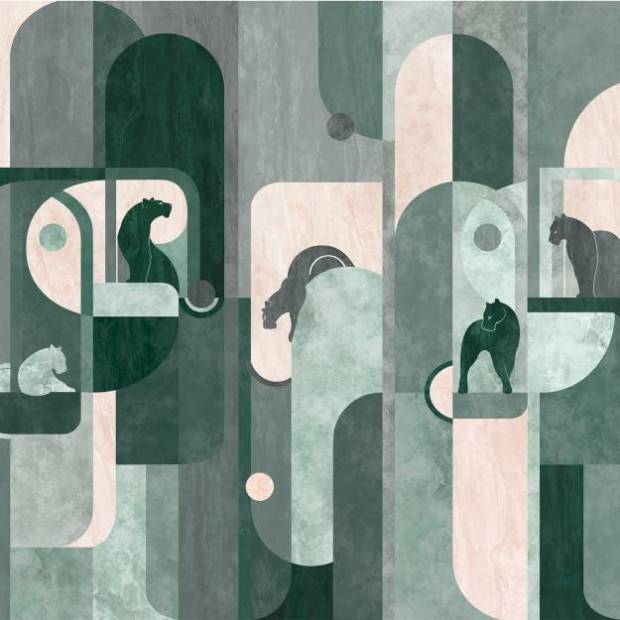 Papier peint Panoramique sur mesure Panthera