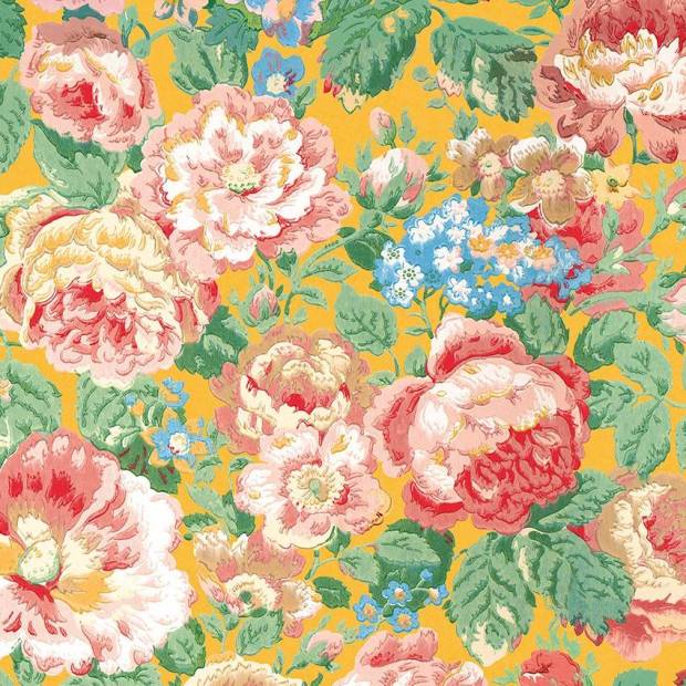 Papier Peint Grande Rose