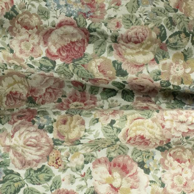 Tissu Grande Rose